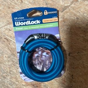 Wordlock twisted steel cable